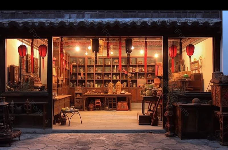 古城镇的古董房屋橱窗建筑背景,高清,摄影图,摄影图片,图片大全,摄影图免费下载